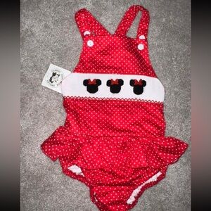 Classic Southern Smocks size 7 (fits like a 5/6 imo) NWT Minnie swim